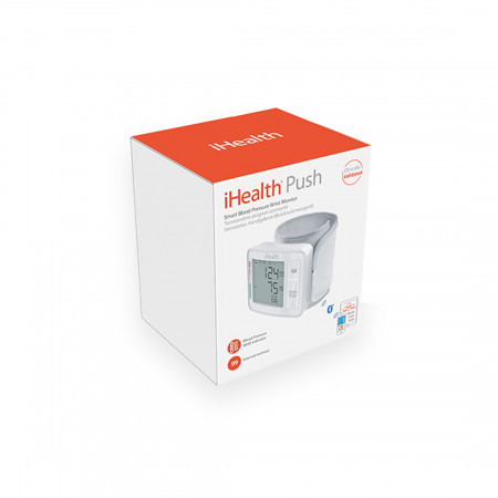 Тонометр iHealth PUSH Wrist Smart Blood Pressure Monitor CONNECTABLE (KD-723) белый