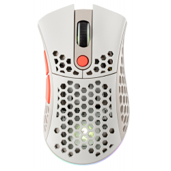 Мышь беспроводная + проводная 2E Gaming HyperSpeed Pro WL Retro (2E-MGHSPR-WL-WT) белый