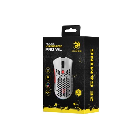Мышь беспроводная + проводная 2E Gaming HyperSpeed Pro WL Retro (2E-MGHSPR-WL-WT) белый