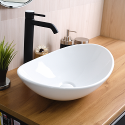 Раковина QUARTZ ROOM Boat (R007-1) белый