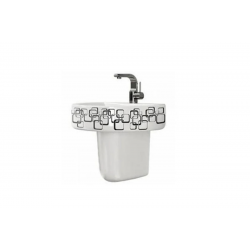 Раковина Sanita LUXE Best Bubbles (BSTSLWB12) белый