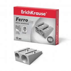 Точилка для карандашей ErichKrause 7075 Ferro Plus серый