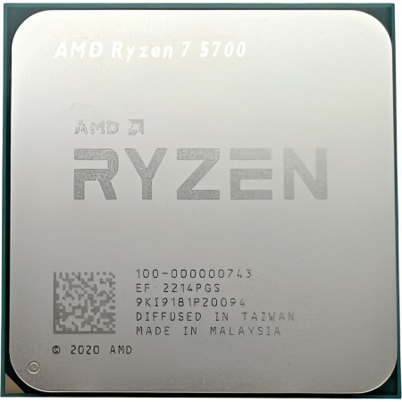 Процессор AMD Ryzen 7 5700 OEM (100-000000743) серый