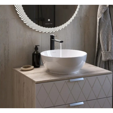 Раковина Sanita Luxe Art Slim 40 (WB.CT/Art/40-N.Slim/WHT.G/S1) белый