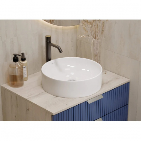 Раковина Sanita Luxe Best Slim 40 (WB.CT/Best/40-N.Slim/WHT.G/S1) белый
