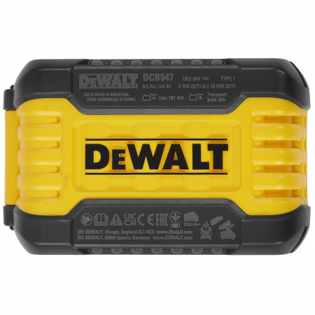 Аккумулятор DeWALT DCB547-XJ жёлто-чёрный