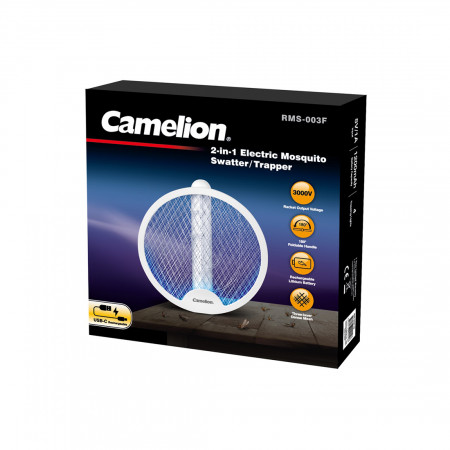 Электрическая мухобойка CAMELION RMS-003F-CB белый