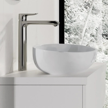 Раковина Sanita Luxe Ringo Cut 54 (WB.CT/Ringo/54-N.Cut/WHT.G/S1) белый