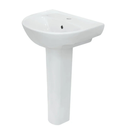 Раковина Sanita Эталон 55 (WB.PD/Etalon/55-C/WHT.G/S) белый