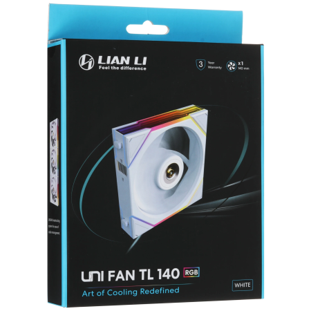 Вентилятор для корпуса Lian Li UNI FAN TL140 Wireless 140mm RGB (G99.14TL1W1W.00) белый