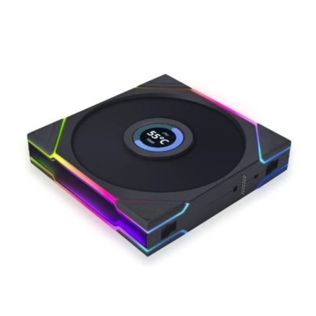 Вентилятор для корпуса Lian Li UNI FAN TL140 LCD Wireless 140mm RGB (G99.14TLLCD1W1B.00) черный