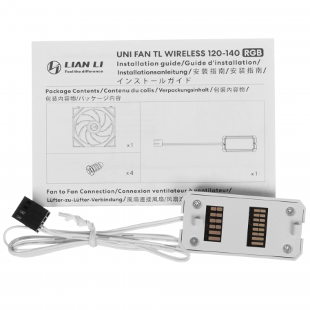Вентилятор для корпуса Lian Li UNI FAN TL 120 Wireless ARGB 120mm (G99.12TL1W1W.00) белый