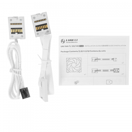 Вентилятор для корпуса Lian Li UNI FAN TL 120 Reverse Blade Wireles ARGB 120mm (G99.12RTL1W1W.0) белый