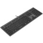 Клавиатура проводная A4Tech Fstyler FX60H (FX60H-Neon) серый/неон