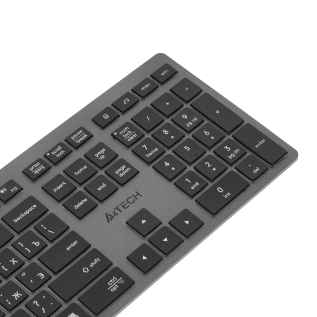 Клавиатура проводная A4Tech Fstyler FX60H (FX60H-Neon) серый/неон