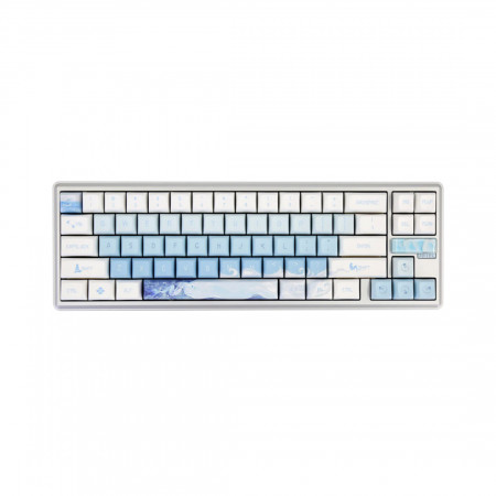 Клавиатура беспроводная + проводная Varmilo Monet VTP68 (A68A100G6A8A01A063) бирюзовый