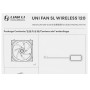 Вентилятор для корпуса Lian Li UNI FAN SL WIRELESS REVERSE 120 1x120mm (G99.12RSL1W1B.00) черный