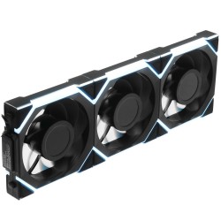 Комплект вентиляторов для корпуса Lian Li UNI FAN SL Wireless LCD Reverse Blade 3x120 мм (G99.12RSLLCD1W3B.00) черный
