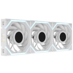 Комплект вентиляторов для корпуса Lian Li UNI FAN SL Wireless LCD Reverse Blade 3x120 мм (G99.12RSLLCD1W3W.00) белый