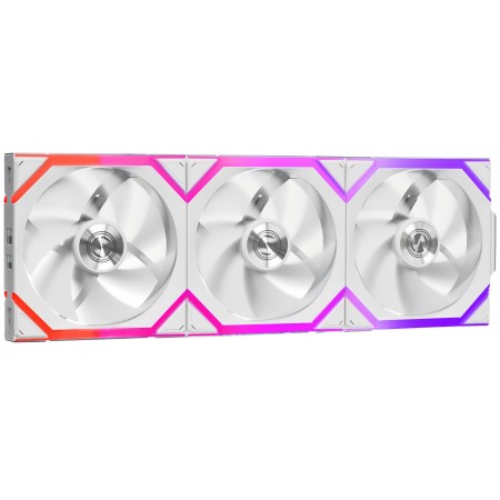 Комплект вентиляторов для корпуса Lian Li UNI FAN SL WIRELESS LCD 3x120mm (G99.12SLLCD1W3W.00) белый