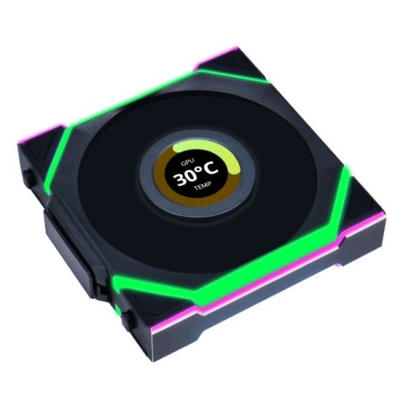 Комплект вентиляторов для корпуса Lian Li UNI FAN SL WIRELESS LCD 3x120mm (G99.12SLLCD1W3B.00) черный
