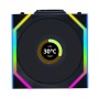 Комплект вентиляторов для корпуса Lian Li UNI FAN SL WIRELESS LCD 3x120mm (G99.12SLLCD1W3B.00) черный