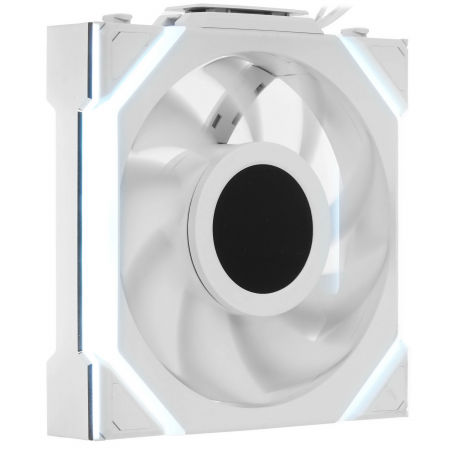 Вентилятор для корпуса Lian Li UNI FAN SL WIRELESS LCD 120mm (G99.12SLLCD1W1W.00) белый