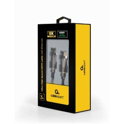 Кабель HDMI Cablexpert 2.1V 4K120HZ(8K60HZ) " Premium series" 3m. Cablexpert CCBP-HDMI8K-3M черный