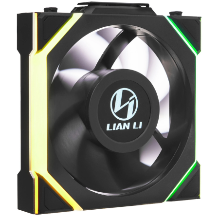 Вентилятор для корпуса Lian Li UNI FAN SL WIRELESS LCD 120mm (G99.12SLLCD1W1B.00) Черный