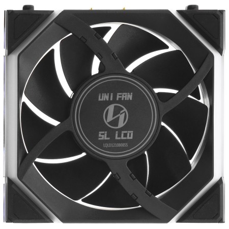 Вентилятор для корпуса Lian Li UNI FAN SL WIRELESS LCD 120mm (G99.12RSLLCD1W1B.00) черный