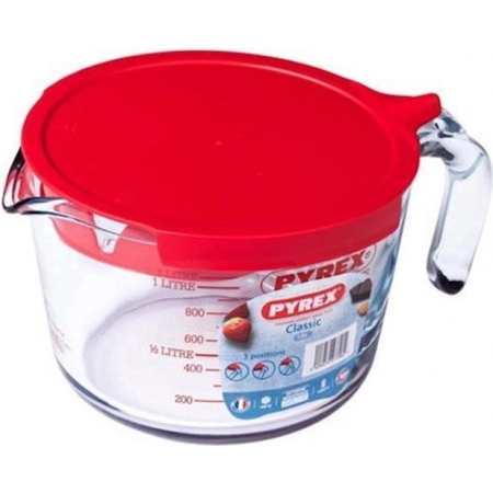 Мерный стакан Pyrex Classic с крышкой 264P000 прозрачный