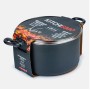 Кастрюля с крышкой KITCHISIMO 270608 черный 5.5 л