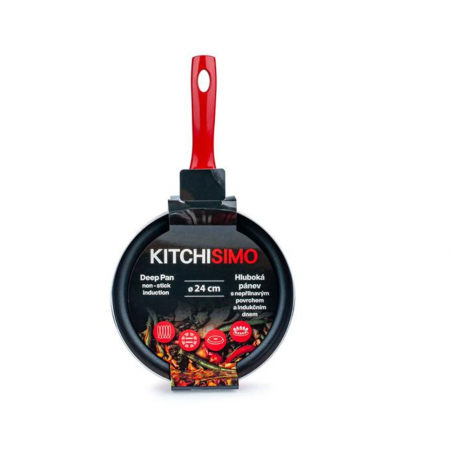 Глубокая сковорода KITCHISIMO Rosso 270604 красный 28 см