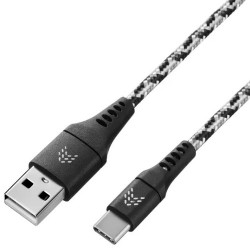 Кабель USB-A USB-C ROCKET Contact 1 м черный