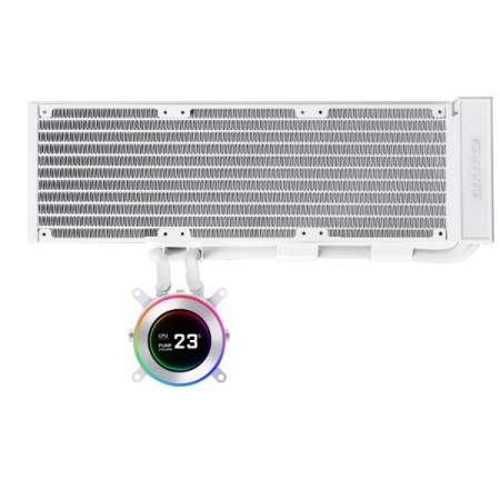 Система водяного охлаждения Lian Li Hydroshift lI LCD-C 360N FAN LESS (G89.GHS2LCD36W.00) белый