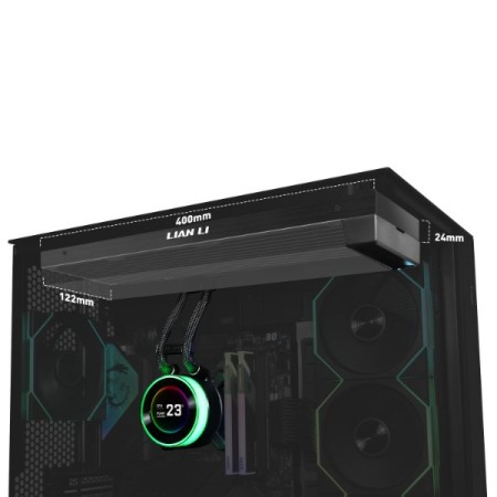Система водяного охлаждения Lian Li Hydroshift lI LCD-C 360N FAN LESS (G89.GHS2LCD36B.00) черный