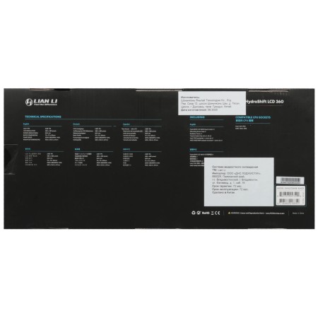 Система водяного охлаждения Lian Li HydroShift LCD 360N (G89.GHSLCD36NB.00) черный