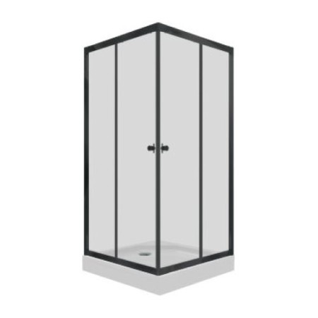 Душевое ограждение ТРИТОН Вента-Блэк (Щ0000054465) черный