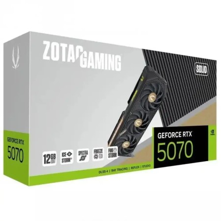 Видеокарта Zotac GeForce RTX 5070 SOLID (ZT-B50700D-10P) 12 Гб серый