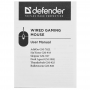 Мышь проводная + коврик Defender Sleipnir GM-927 черный