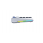 Клавиатура беспроводная + проводная Aula F87 (F87 G/W3 WGB) белый/серый/голубой