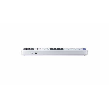 Клавиатура беспроводная + проводная Aula F87 (F87 G/W3 WGB) белый/серый/голубой