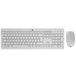 Клавиатура + мышь беспроводная HP 230 (3L1F0AA#B15 KZHT) белый