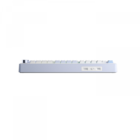 Клавиатура беспроводная + проводная Aula F75 (F75 G/W3 BWD) голубой/белый/темно-синий