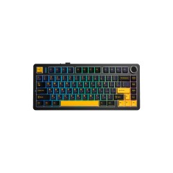 Клавиатура беспроводная + проводная AULA F75 (F75 G/W3 BDO) черный