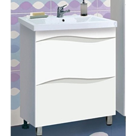 Тумба под раковину Vako " Аква COMA 80" (18189) (БЕЗ РАКОВИНЫ) белый
