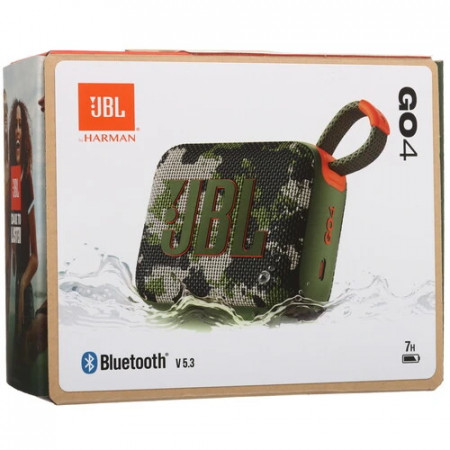Акустическая система JBL GO 4 (JBLGO4SQUAD) Камуфляжный