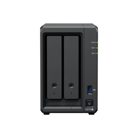 Система хранения данных Synology DS725+ черный