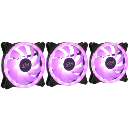 Вентилятор для корпуса PCCooler F3 X120 ARGB черный