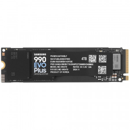 4 ТБ SSD диск Samsung 990 EVO Plus (MZ‑V9S4T0BW) черный